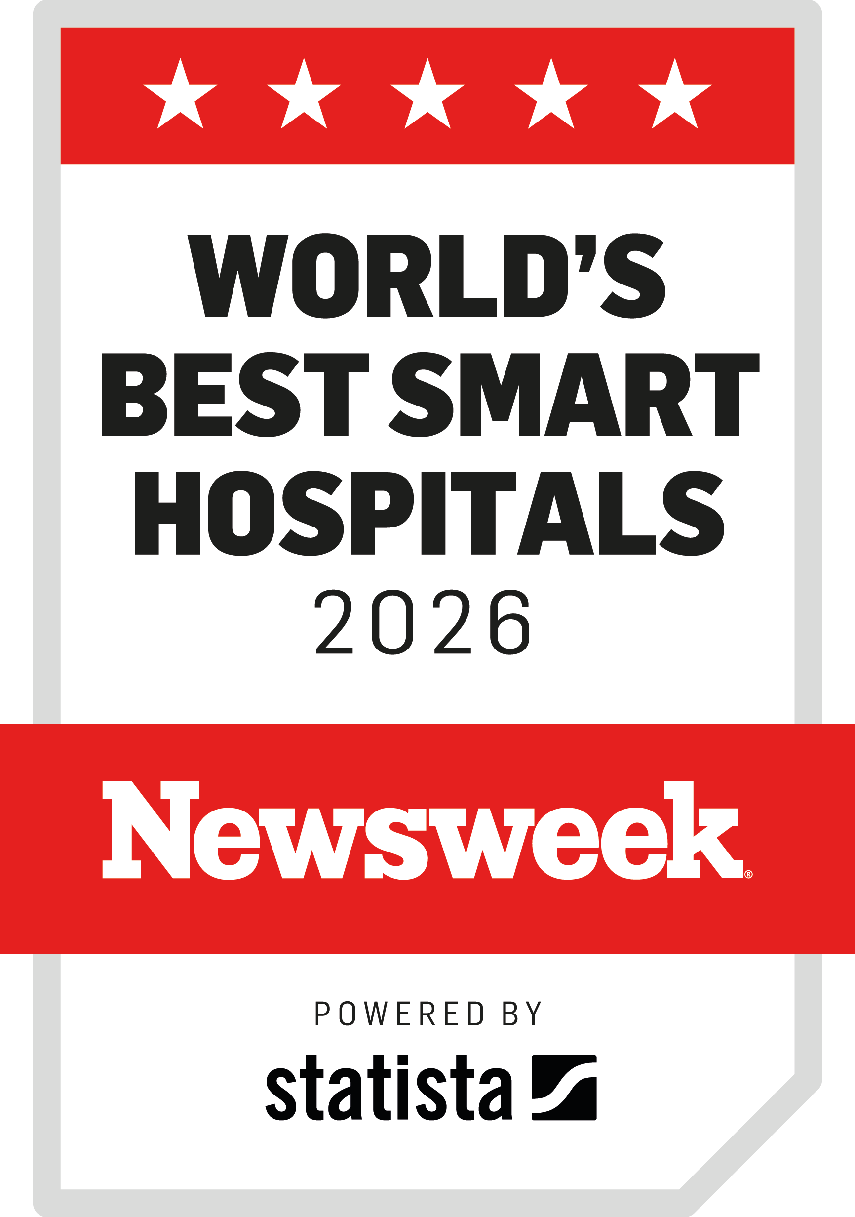 2026年榮獲全球最佳智慧醫院排名認證 smart hospital ranking 2025